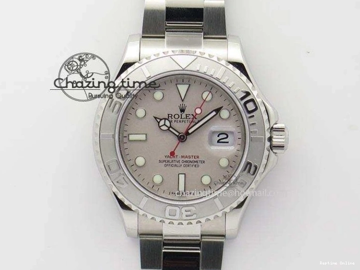 0901 Effortless Yacht-Master BP Maker 16622 Silver Dial On SS Bracelet A 3868